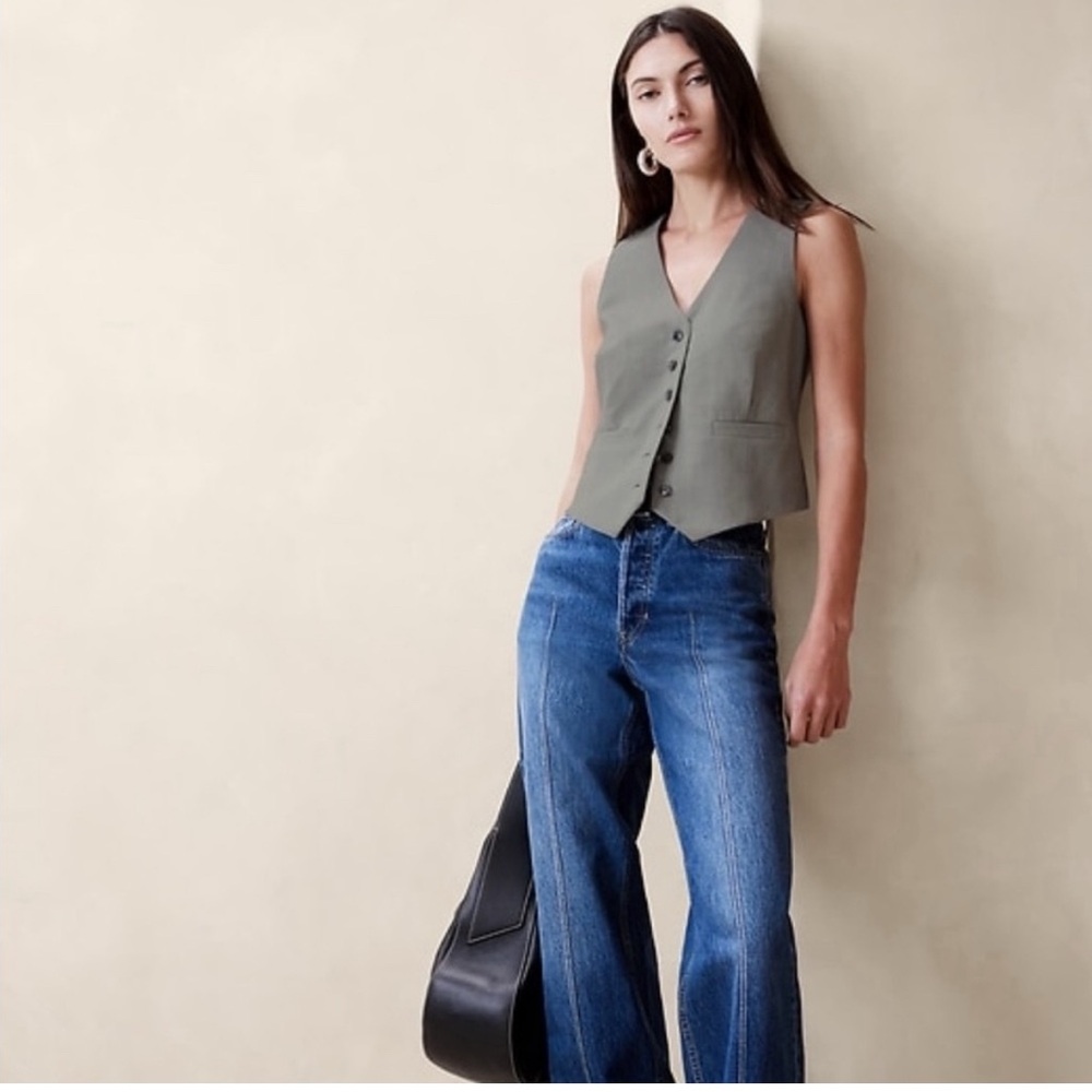 Banana Republic Italian Wool Vest
